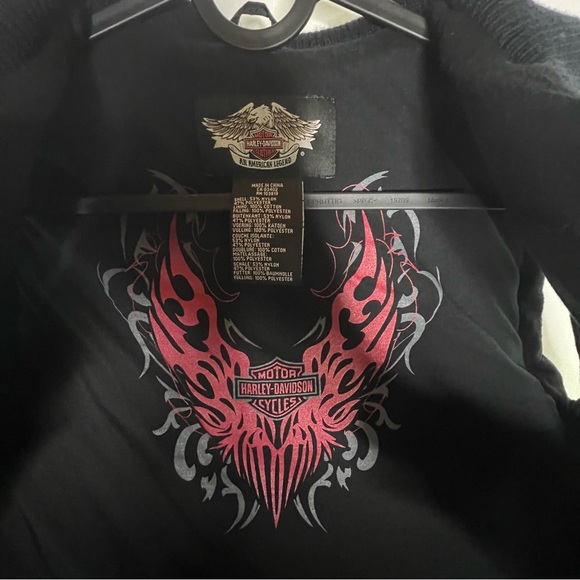 Harley Davidson Puffer Vest Biker Riding Vest Size S - Picture 7 of 11